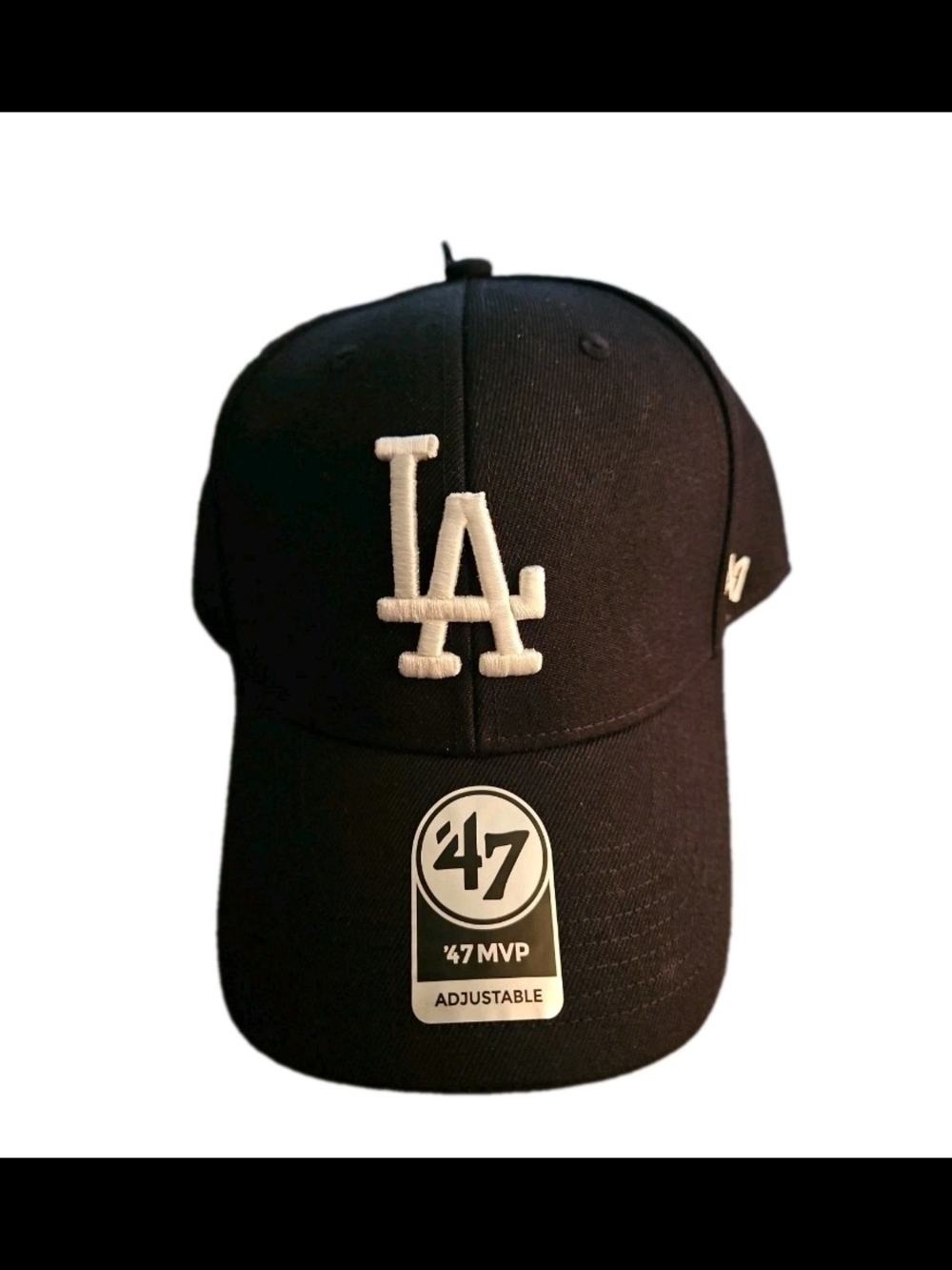 Los Angeles Dodgers '47 Brand Black MVP Adjustable Hat